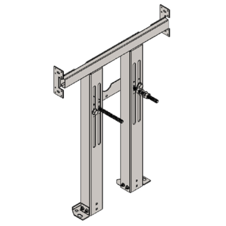 wall mounted Suspended universal WC Frame for plasterboard